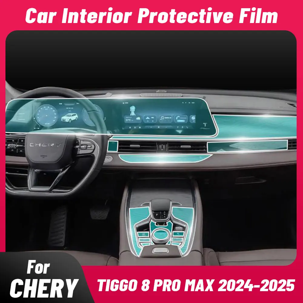 

Anti-scratch Car Interior Center Console Media Dashboard Navigation TPU Protector Film For CHERY TIGGO 8 PRO MAX 2024 2025