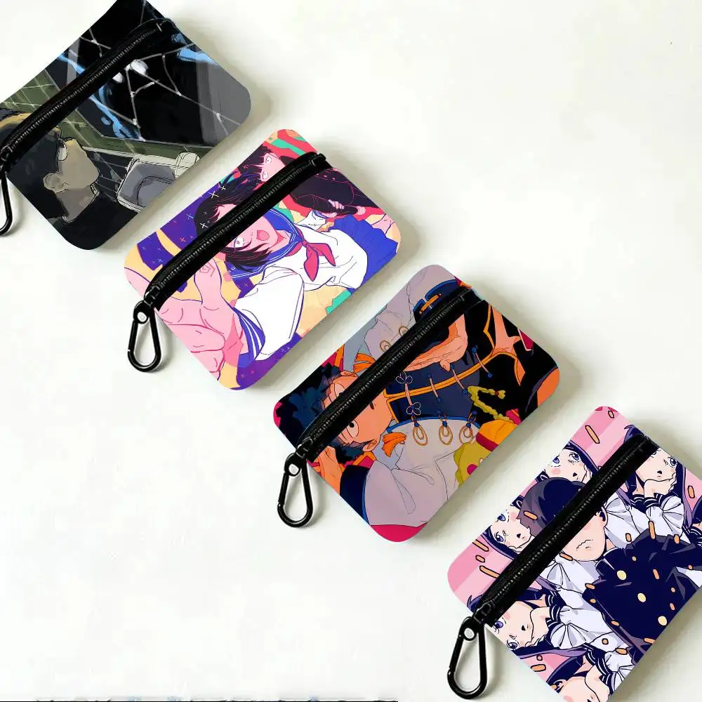 Anime Mob Psycho 100 Oxford Fabric Wallet With Zipper Hanging Multifunctional Bag For Credit Cards Keys Coins