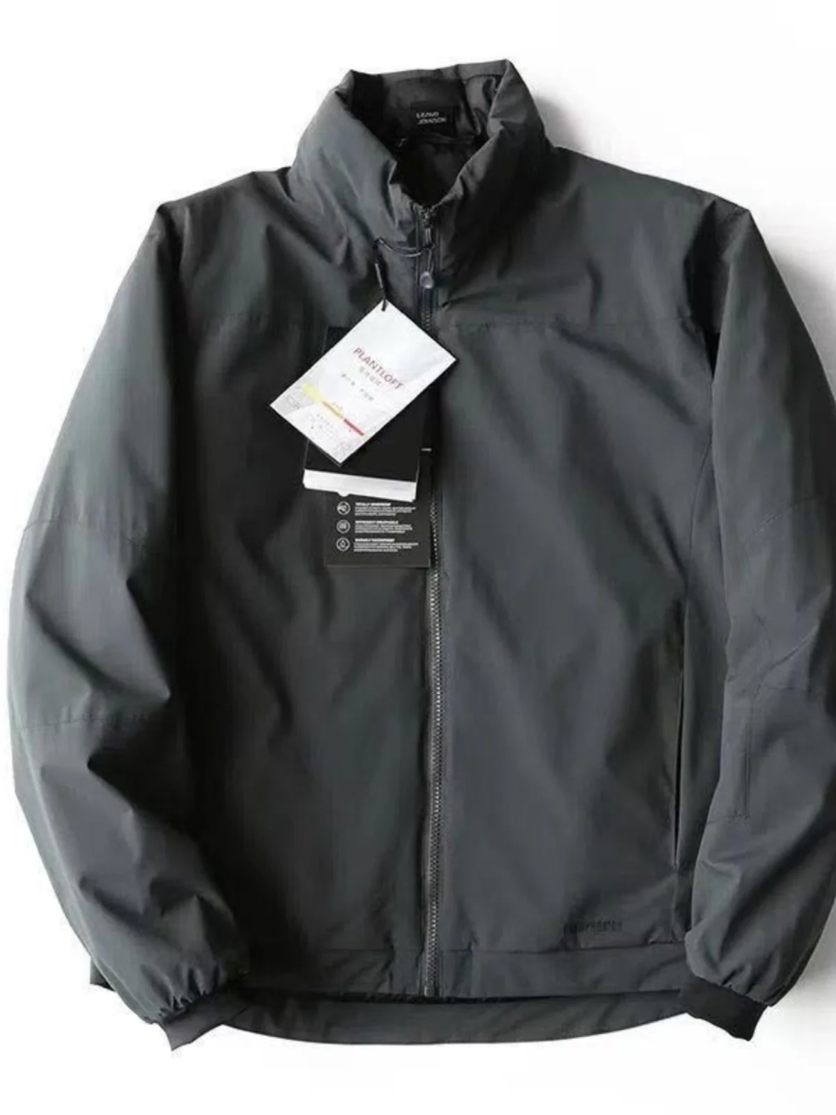 

Мужская однотонная хлопковая куртка с воротником-стойкой, повседневная, теплая, модная, трендовая, простая, стильная, облегающая, для осени и зимы...