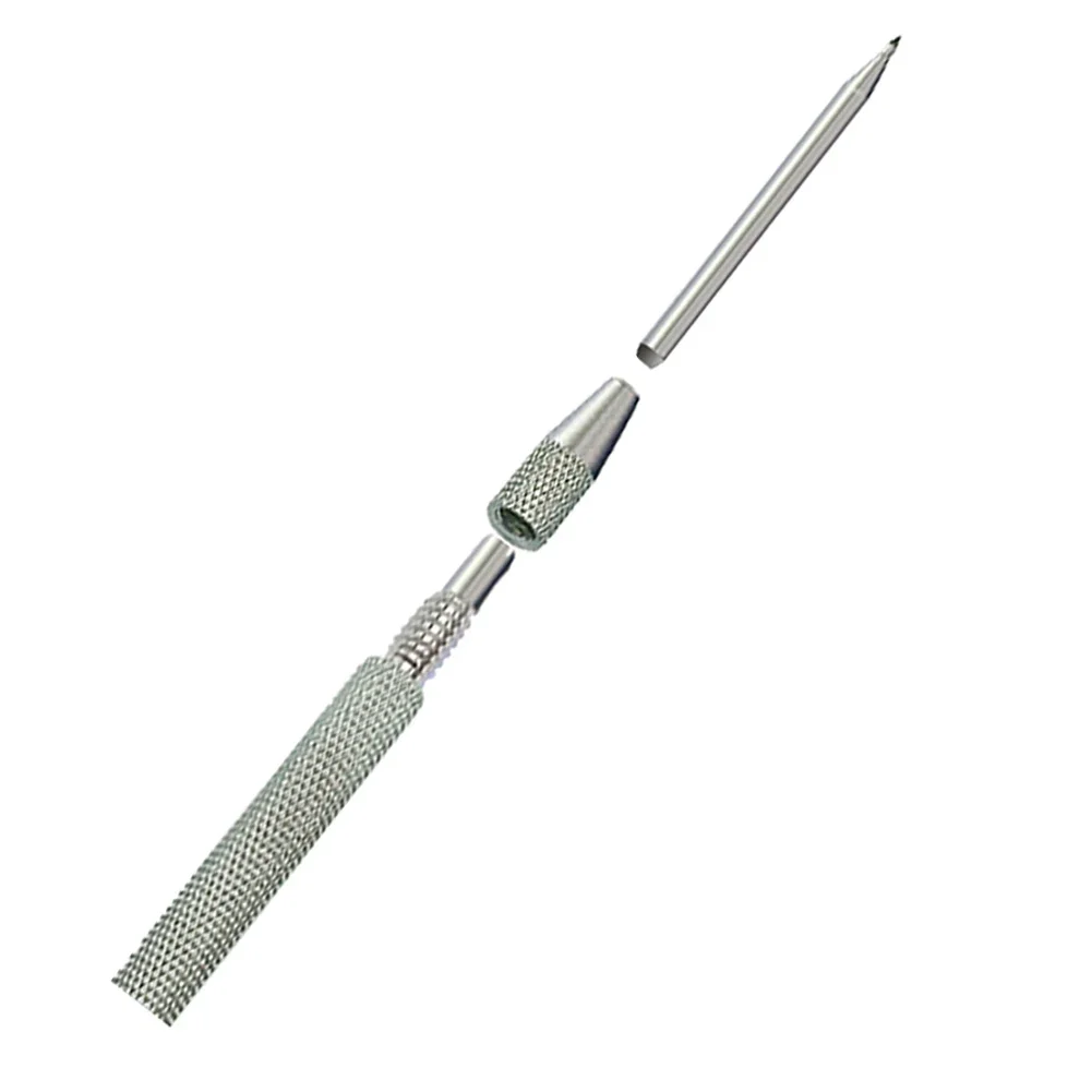 Magnetic Cap Scribing Pen Kit with Replaceable Carbide Tips and Steel Stylus for Precise Marking and Engraving