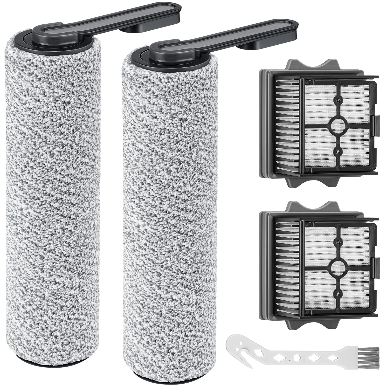 

Replacement Parts for Tineco Floor ONE S5 Combo Cordless Wet Dry Vacuum Cleaner Brush Roller and HEPA Filters(Only Fit S5 COMBO)