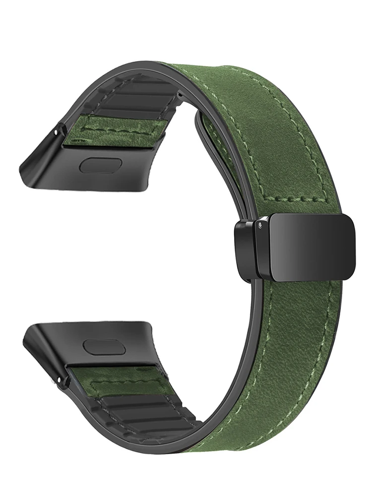 Essidi Frosted Geniune Leather Silicone Band For Xiaomi Redmi Watch 3 Soft Watch Bracelet Strap Loop For Redmi Watch 3