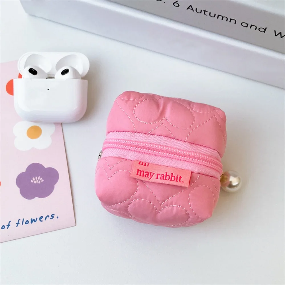 Earphone Pouch Bluetooth Earphone Bag Small Tent Portable Cute Coin Purse Colorful Fashion Mini Storage Bag Lipsticks