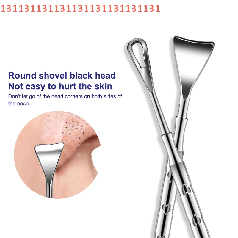 Outil d'élimination des points noirs, aiguille d'acné, extracteur de points blancs et de boutons, Kit de nettoyage pour l'élimination des imperfections du nez et du visage