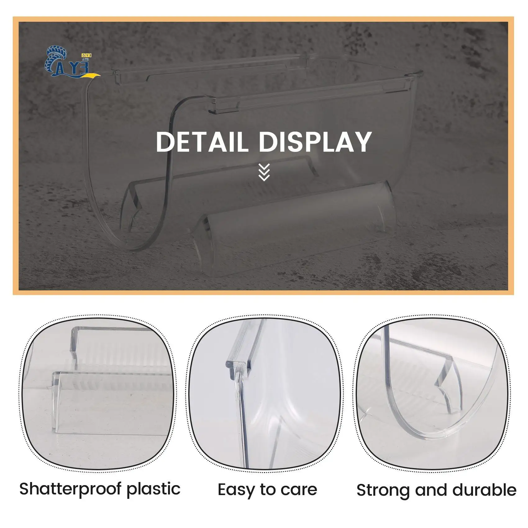 

AY03-4Pcs Refrigerator Wine Holder,Clear Stackable Plastic Wine Rack Storage Water Bottle Organizer Water Bottle For Fridge