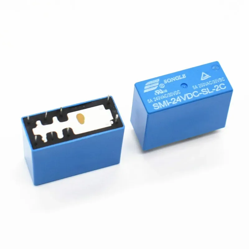 SMI-24VDC-SL-2C DC 24V 5A 250V 8PIN Power Relay Relays