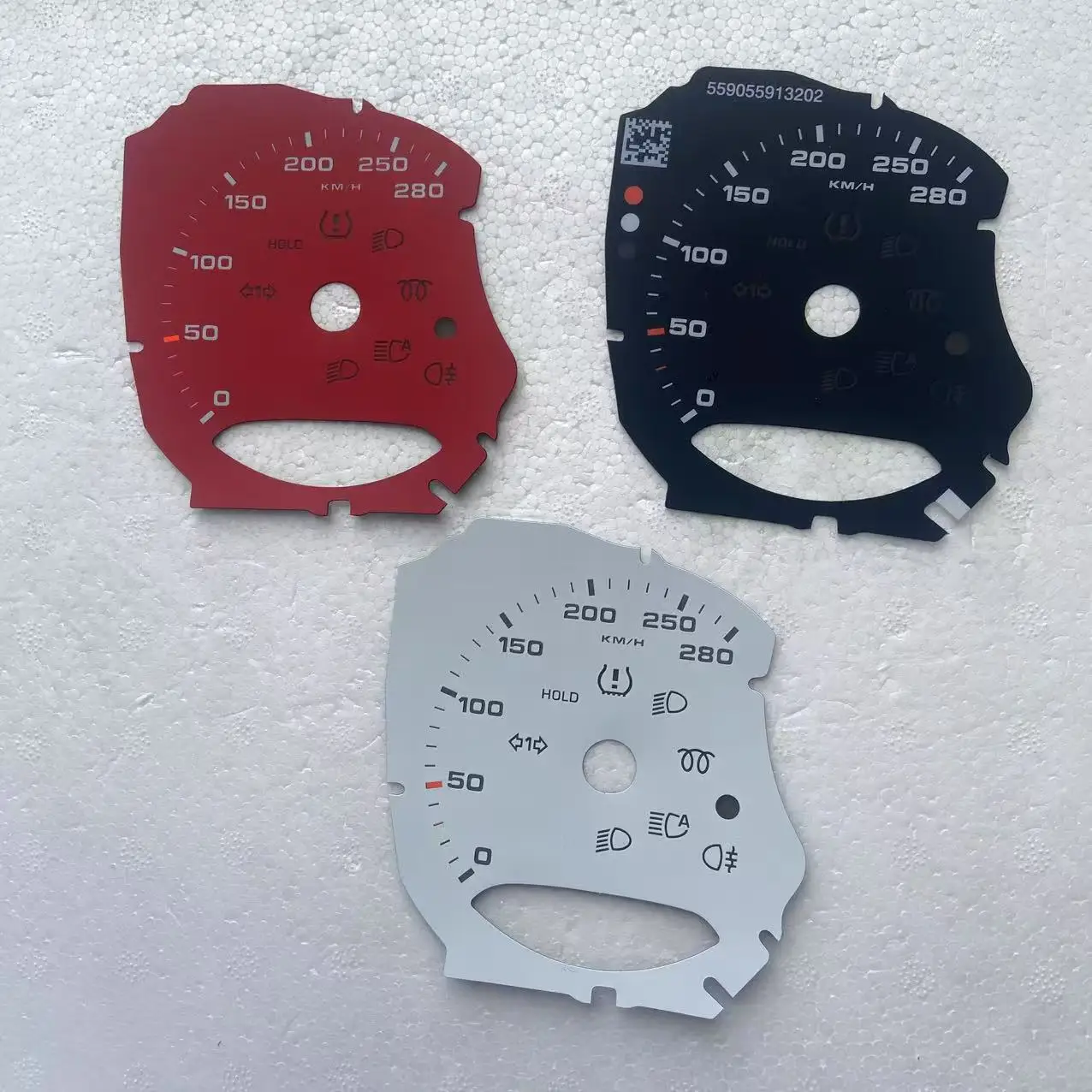

Speedometer Cluster Dial Face For Porsche Macan S from MPH to 280km/h Gauges