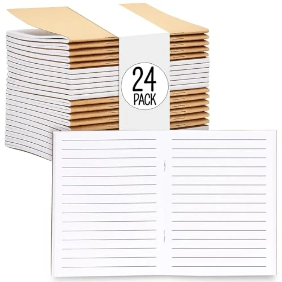 

Notebooks Bulk, 48 Lined Pages, 4 x 6 in Mini Journals for Writing, Drawing, Doodling, Student Gifts, Teacher Appreciation, Cla