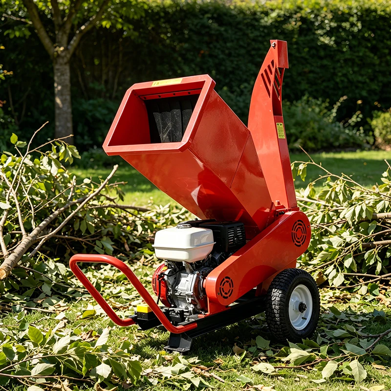 Mobile Tracked Crawler Wood Chipper Shredder Diesel Power Heavy Duty Forestry Machinery Tree Branch Chipping Machine