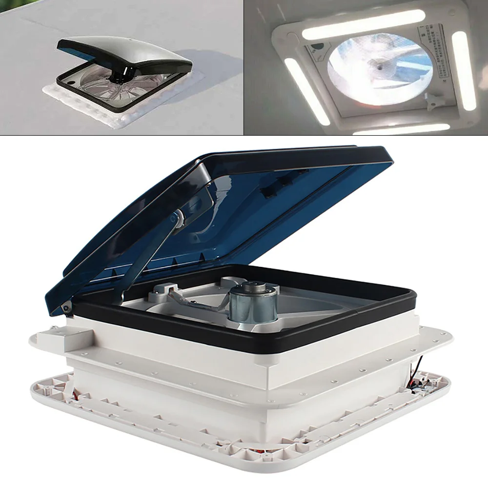 Camper Skylight Camper Accessories Camper Van Motorhomes Vents Exhaust Window Ventilation Heat Dissipation 11*11Inch