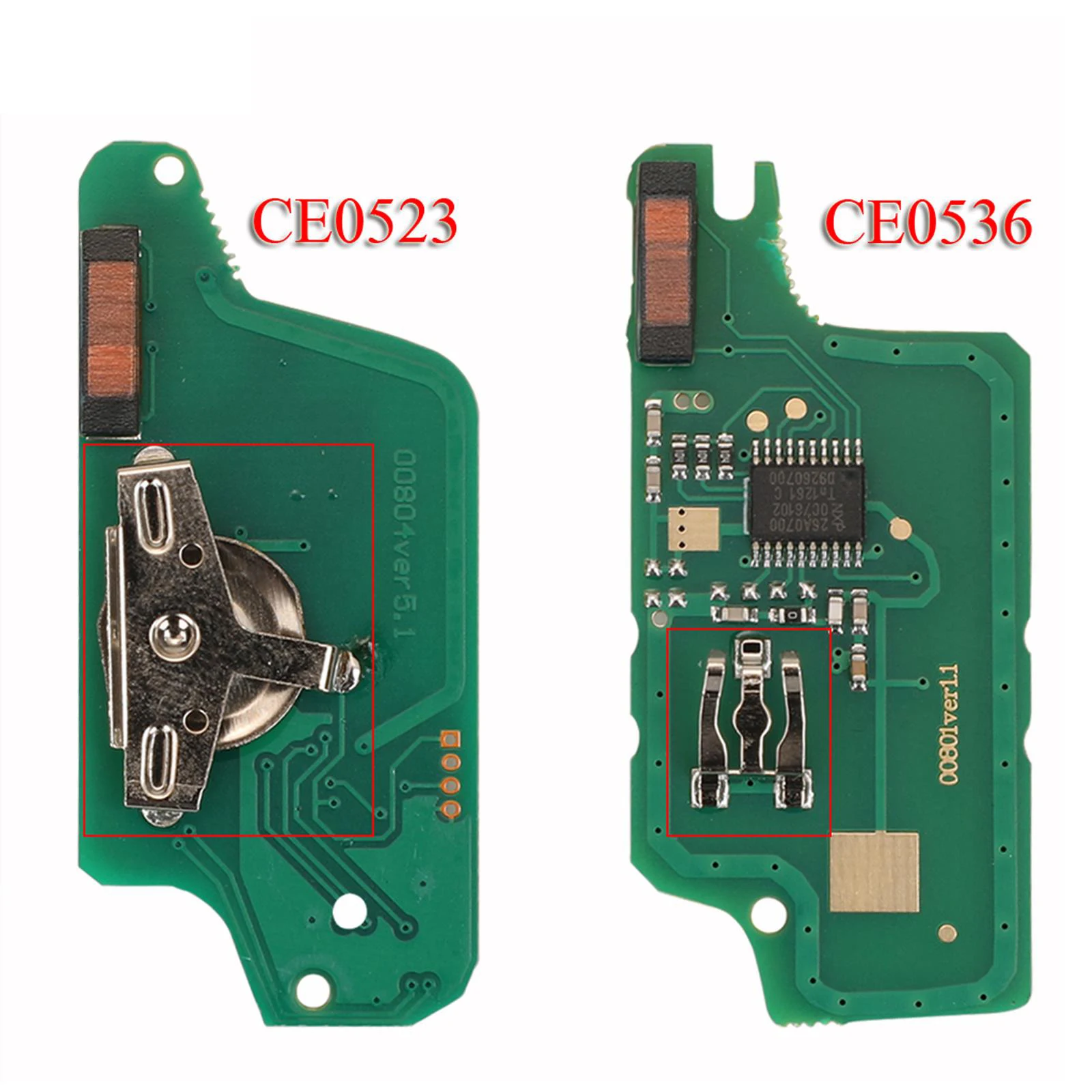 jingyuqin 10PCS/Lot Remote Car Key Circuit Board For Citroen For Peugeot 433MHZ ID46Chip CE0523 PCF7941 CE0536 PCF7961 ASK/FSK