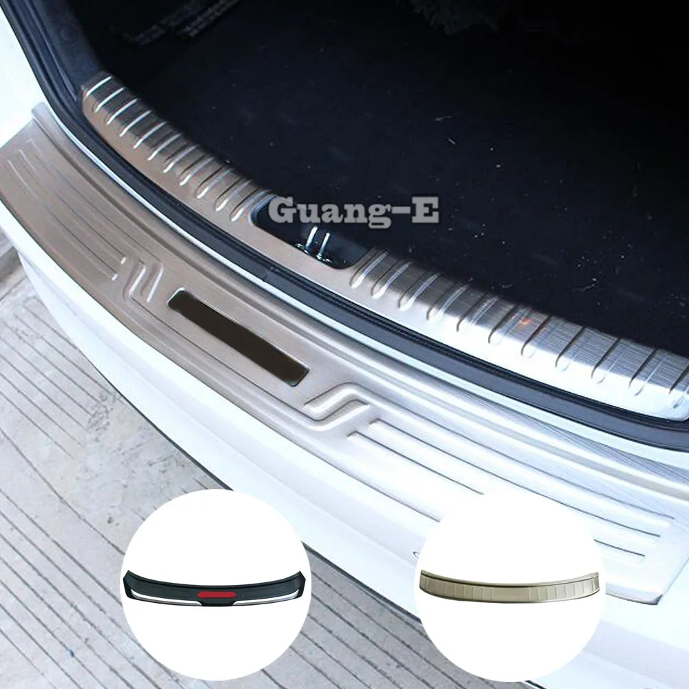 

Car Back Rear Pedal Door Scuff Plate Frame Outside Threshold Trunk Trim For Hyundai Elantra Avante 2016 2017 2018 2019 2020