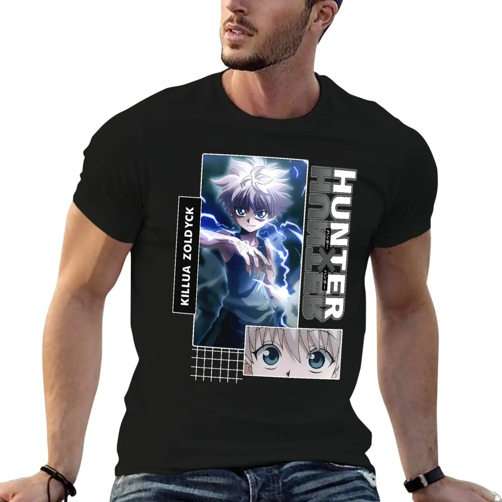 HunterXHunters Anime T-Shirt summer clothes custom t shirt mens champion t shirts