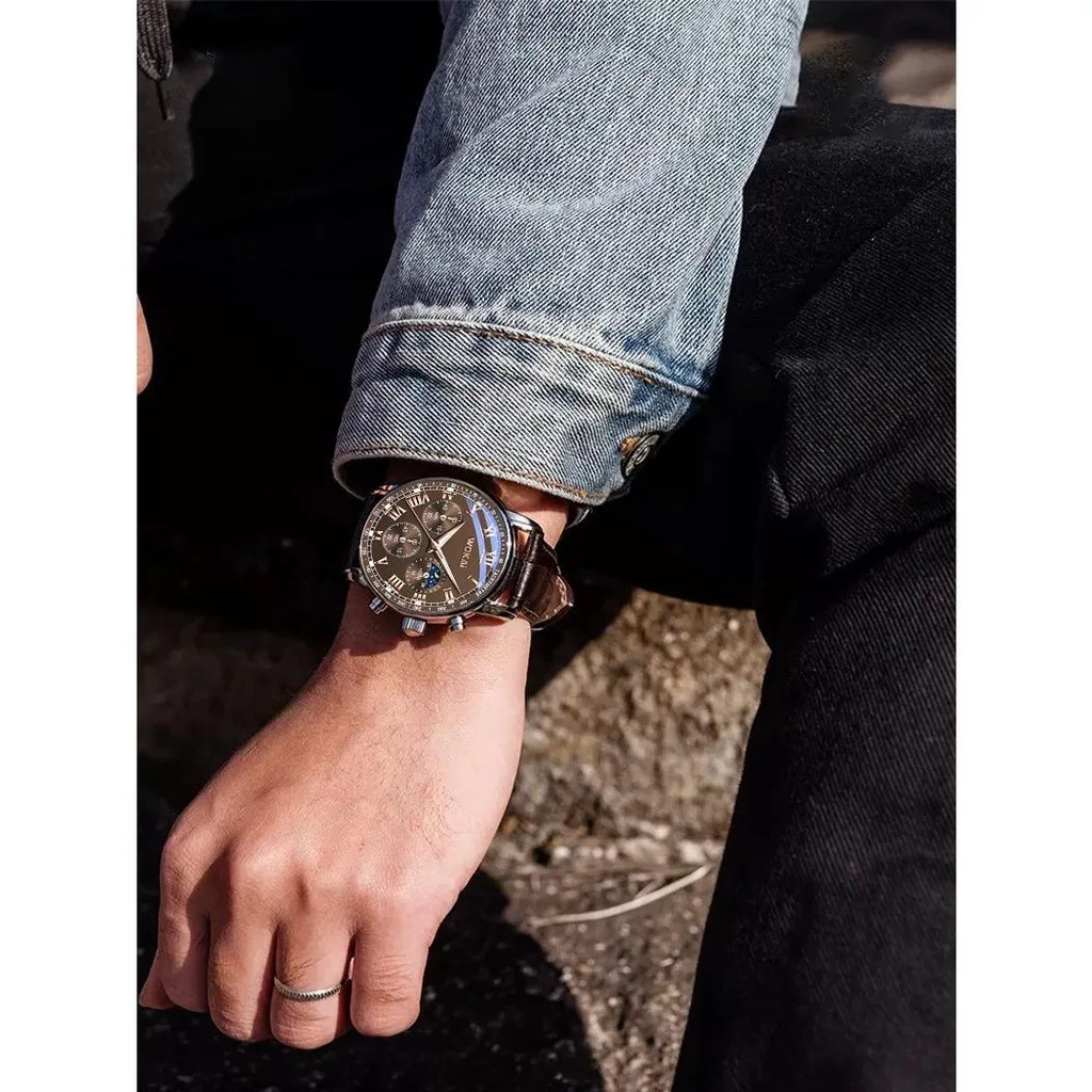 남성 패션 비즈니스 쿼츠 시계, 스포츠 벨트, 저렴한, 캐주얼, 방수 아님