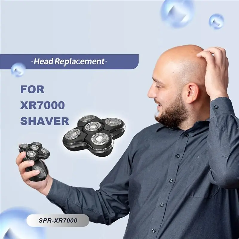 【ESSENTIALS 】Shaver Replacement Blade Heads Pro XR7000 & XR1500 & XR1501 Electric For Bald Men