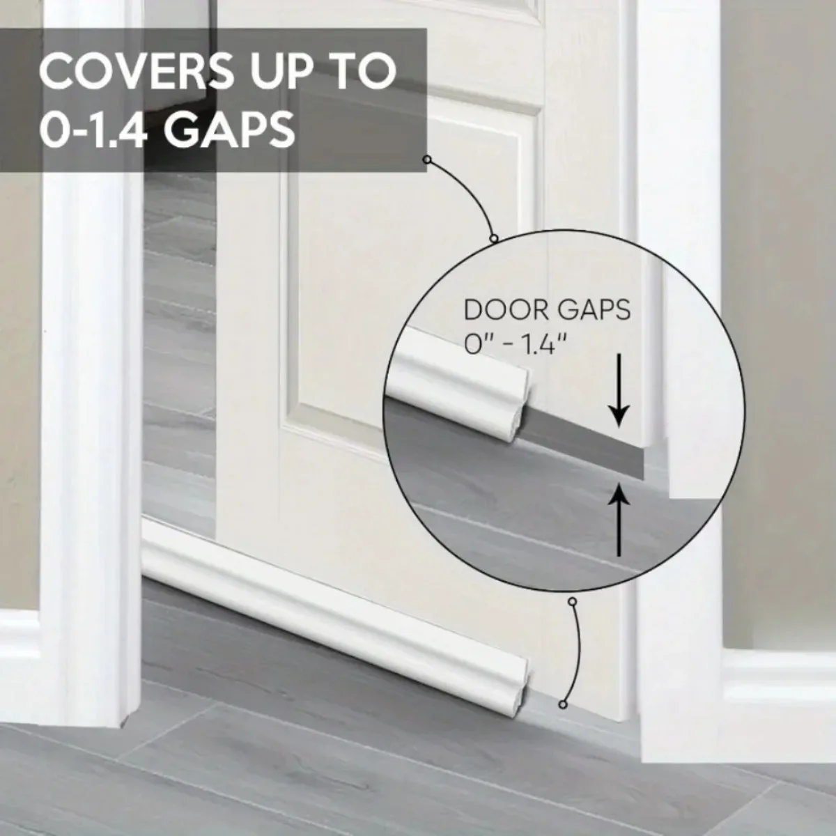 

96cm Adjustable Door Bottom Seal Weatherstrip Draft Stopper for Cold Proof Gap Blocker Soundproof Foam Door Seal Acoustic Panel