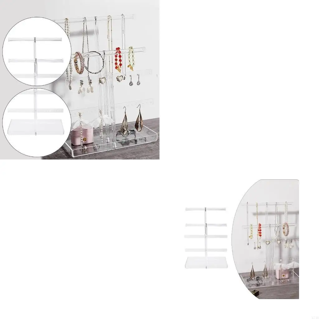 

Clear Sturdy Acrylic Jewelry Display Tree for Bracelets and Accessories