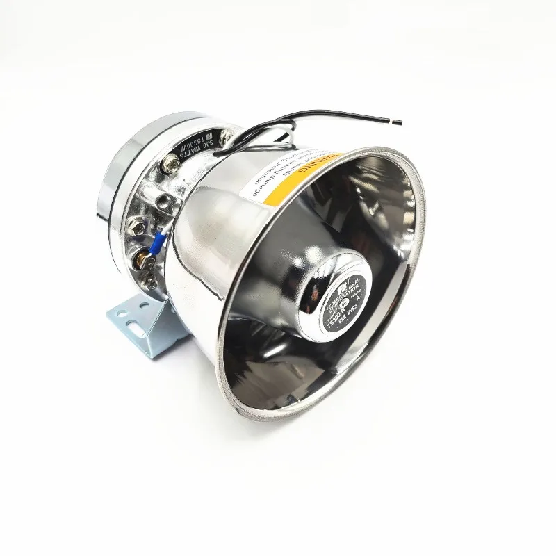 

Car alarm set 400w car siren black front stainless steel horn 12v wireless remote control loudspeaker