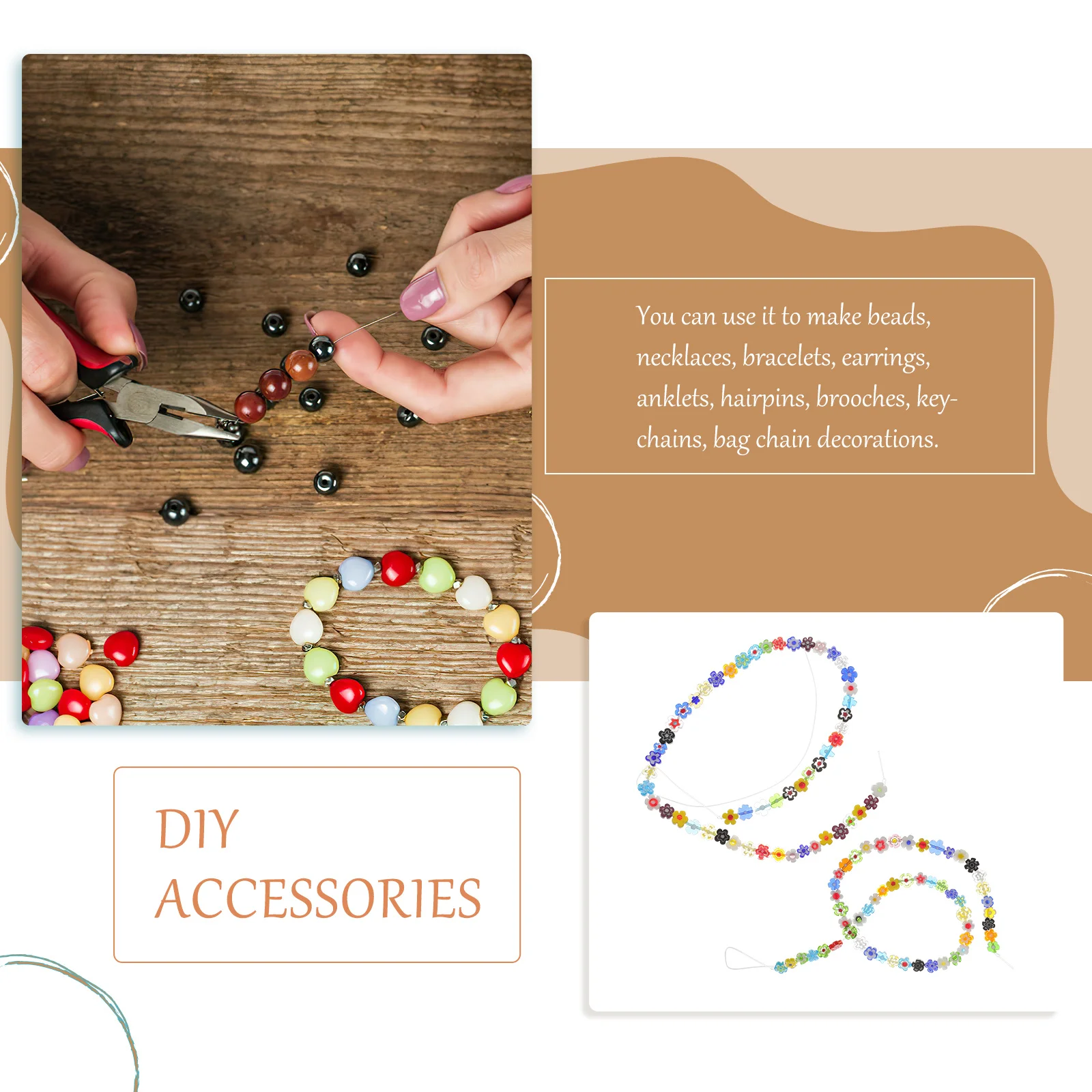 

2-струнные стеклянные бусины «сделай сам», разноцветные свободные бусины в форме цветка для ювелирных изделий, браслетов, сережек, маленькие стеклянные бусины,