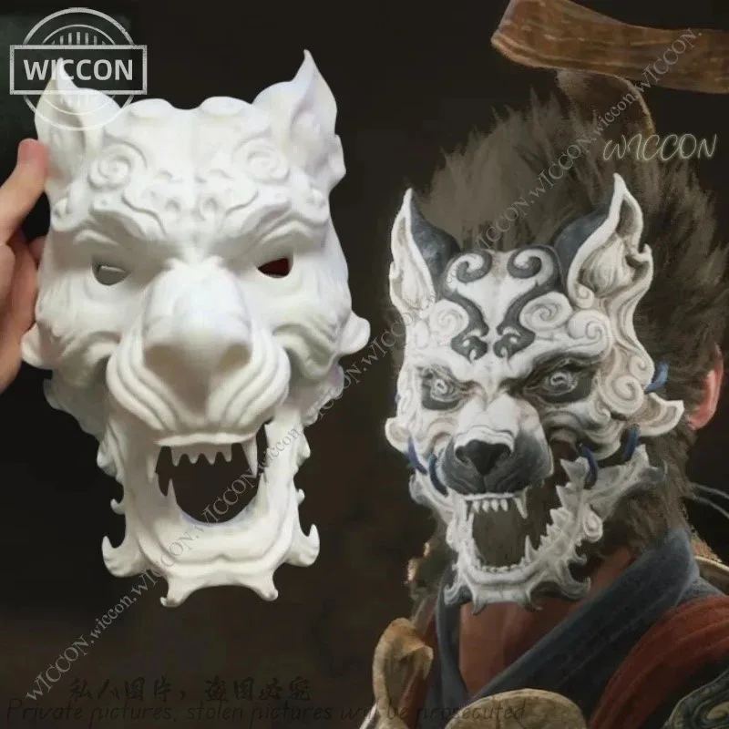 

Black Myth: Wukong Anime Game Cosplay Halloween Costume Mask Woman Man Role Play Comic-Con Disguise Prop Mask Headwear Game