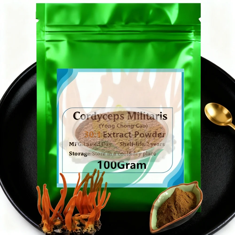 

Customized Aluminum Foil Bag for Cordyceps Militaris Extract Powder 30:1,4-layer Bags Packing