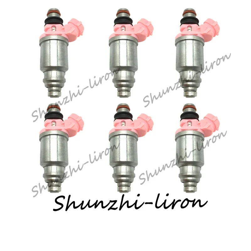 6pcs Fuel Injector Nozzle For Toyota 92-97 Land Cruiser Lexus96-98 LX450 4.5L V8 OE:23250-74080 23209-74080