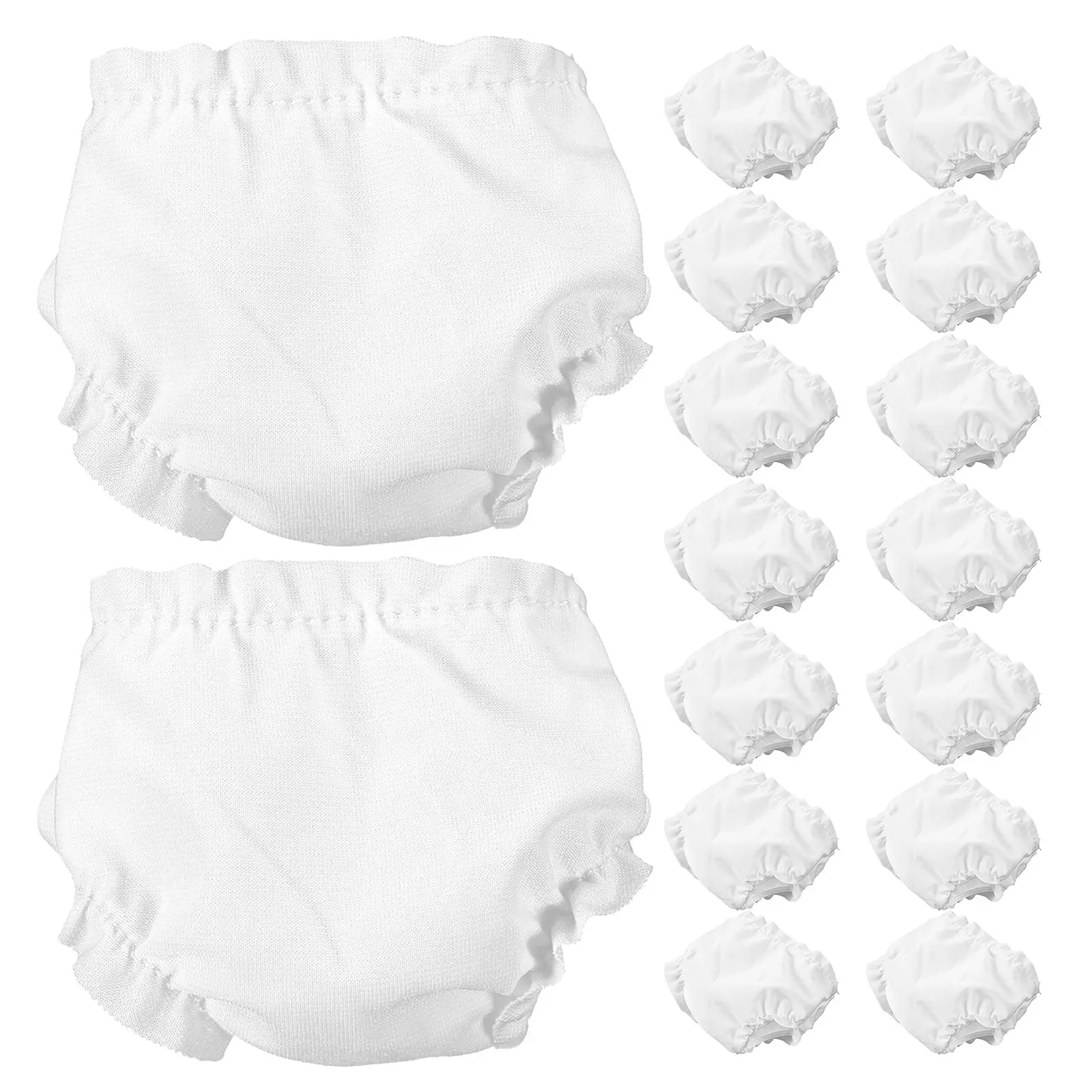 20Pcs Stuffed Clothes Reusable For Pretend Play Nursery Christmas Stocking Stuffers Baby Undergarments Inch