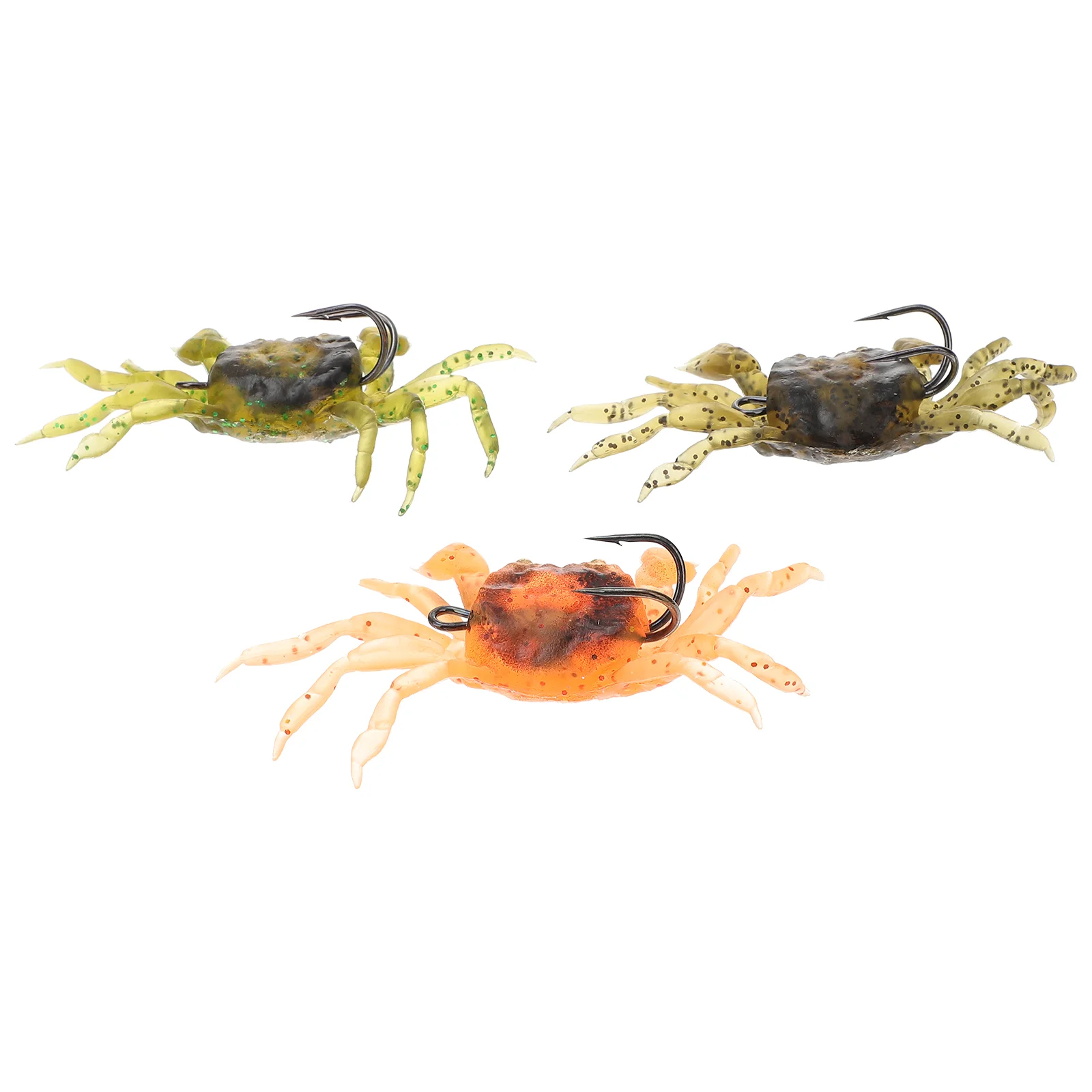 Bass Lures Water Hook Craw Fish Bait Simulation Baits Lifelike Fishing Artificial Crab