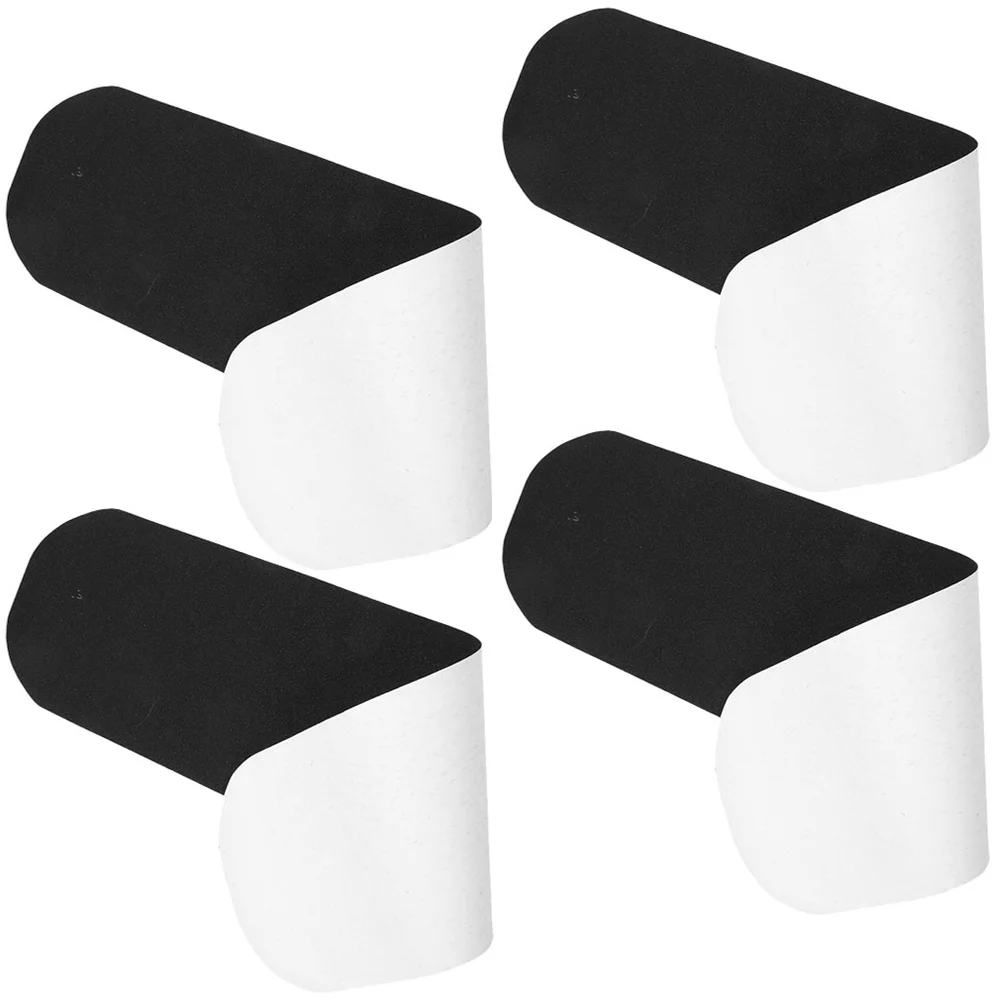 4 قطعة شريط لحام لوح التزلج لزوجة موثوقة التصاق قوي مقاومة للاهتراء ورقة مقاومة للانزلاق قابلة للقص متعددة الوظائف