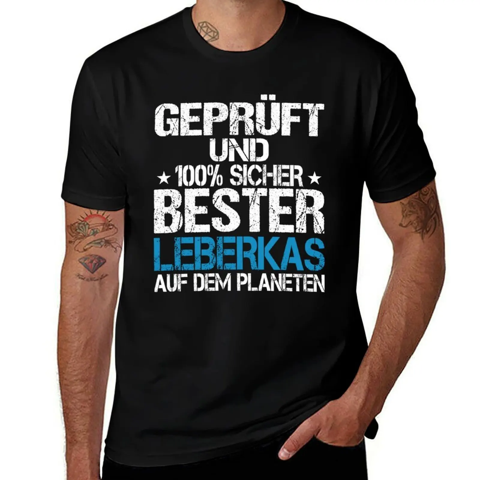 Liver cheese butcher Zefix liver cheese gift T-Shirt funny t shirts cotton T-Shirt
