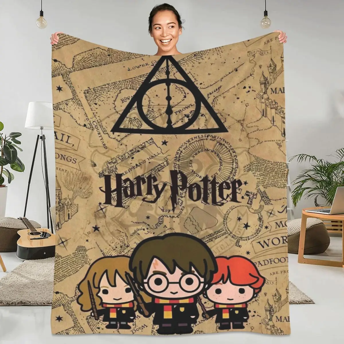 Movie Blanket Fantasy Literature Novels Warm Plush Throw Blanket For Living Room Flannel Bedspread Bed Cover