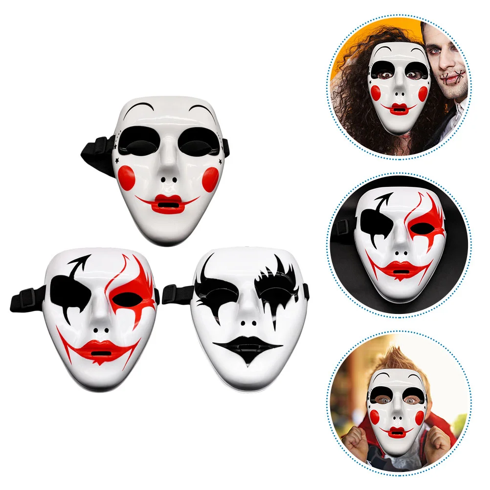 

3pcs Halloween Cosplay Masks Masquerade Costume Mask for Stage Performance scary mask halloween masks