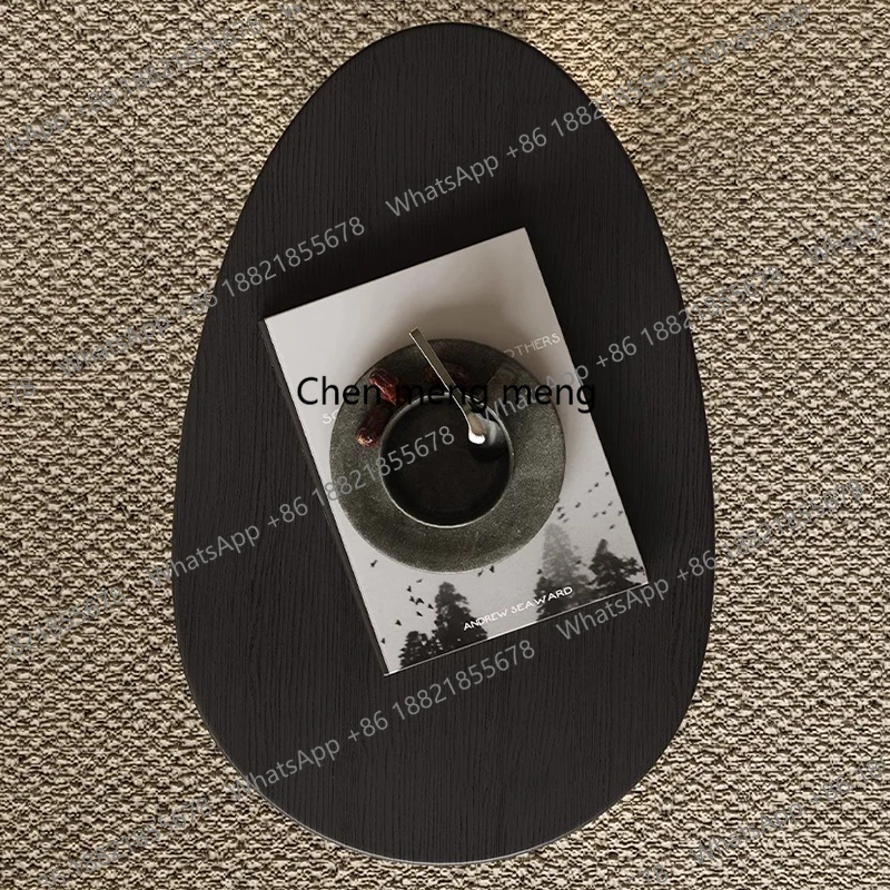 

Минималистичный уникальный журнальный столик zK: современный деревянный дизайнерский столик в скандинавском стиле, эстетичный приставной столик (Mesa Auxiliar)