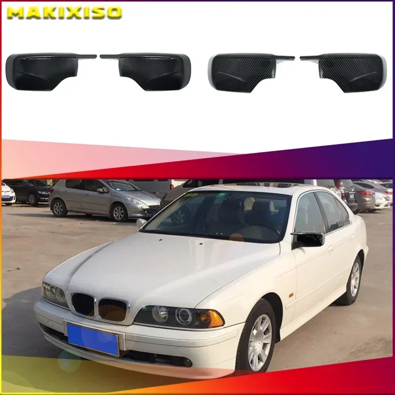 

For BMW E46 3 Series 1998-2005 Gloss Black M4 Style Side Door Wing Rear View Mirror Cover Cap Replacement Auto parts