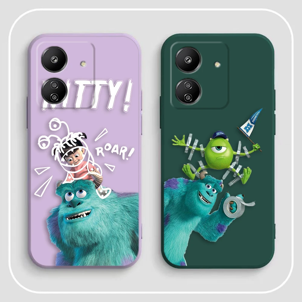 ديزني Monsters Inc Boo الأزرق غطاء جراب هاتف ل Redmi A1 A2 8 9 9A 9C 9T 10 10C 12 12C 13C 14C K30 K40 K30 ملاحظة 9S 10 9 Case