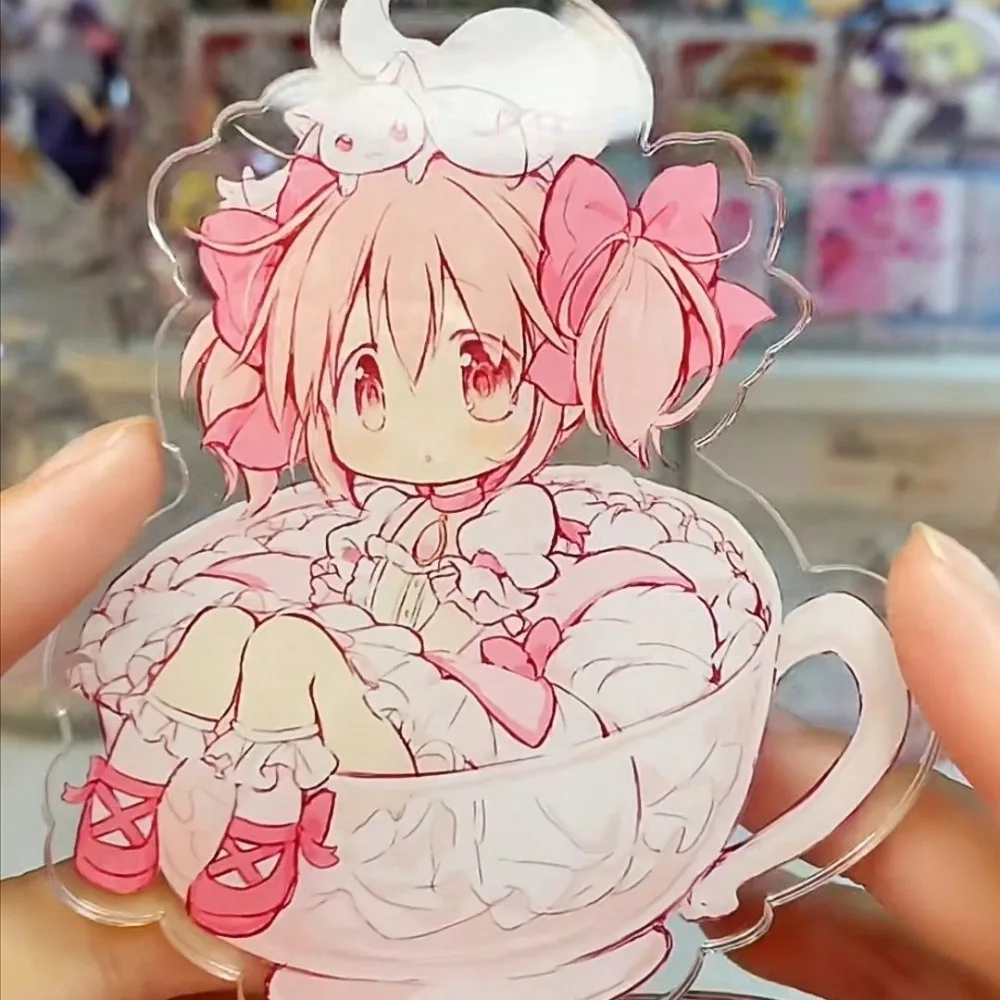 Kaname Madoka Acrylic Stand Figure Puella Magi Madoka Magica Anime Peripherals Cute Delicate Dormitory Desktop Ornaments Gift