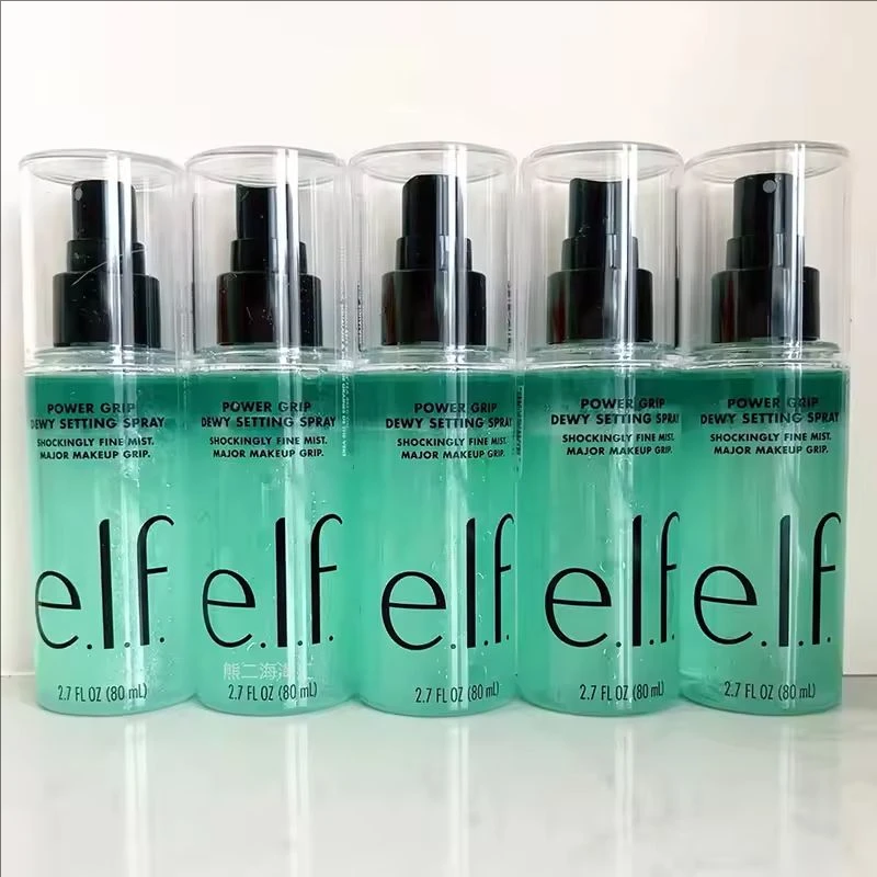 Productos de Cuidado de la Piel ELF, Gel Pre-Maquillaje Verde, Exfoliante, Limpiador de Poros, Spray Fijador de Maquillaje, Base de Maquillaje Líquida