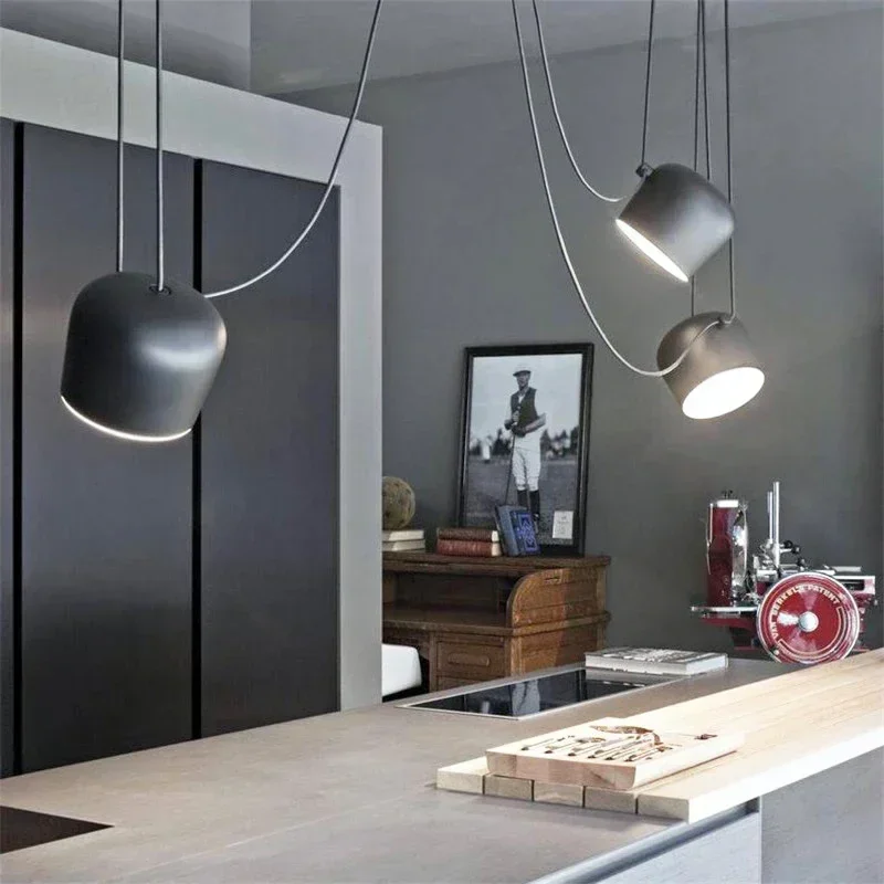 Modern Variable Spider Pendant Lights, Lustre para sala de jantar, Restaurantes, Cozinha Decoração interior, Luminária simples, Industrial, E27