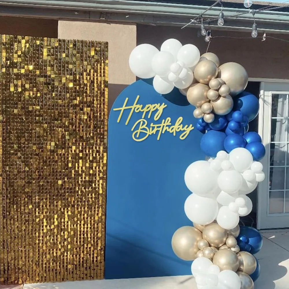 Glitzer-Filz-Geburtstags-Schild für Hintergrunddekoration – Glitzer-Filz-Geburtstagsbuchstaben-Schild für Ballonbogen-Geburtstagsparty-Hintergrund – Detail 7