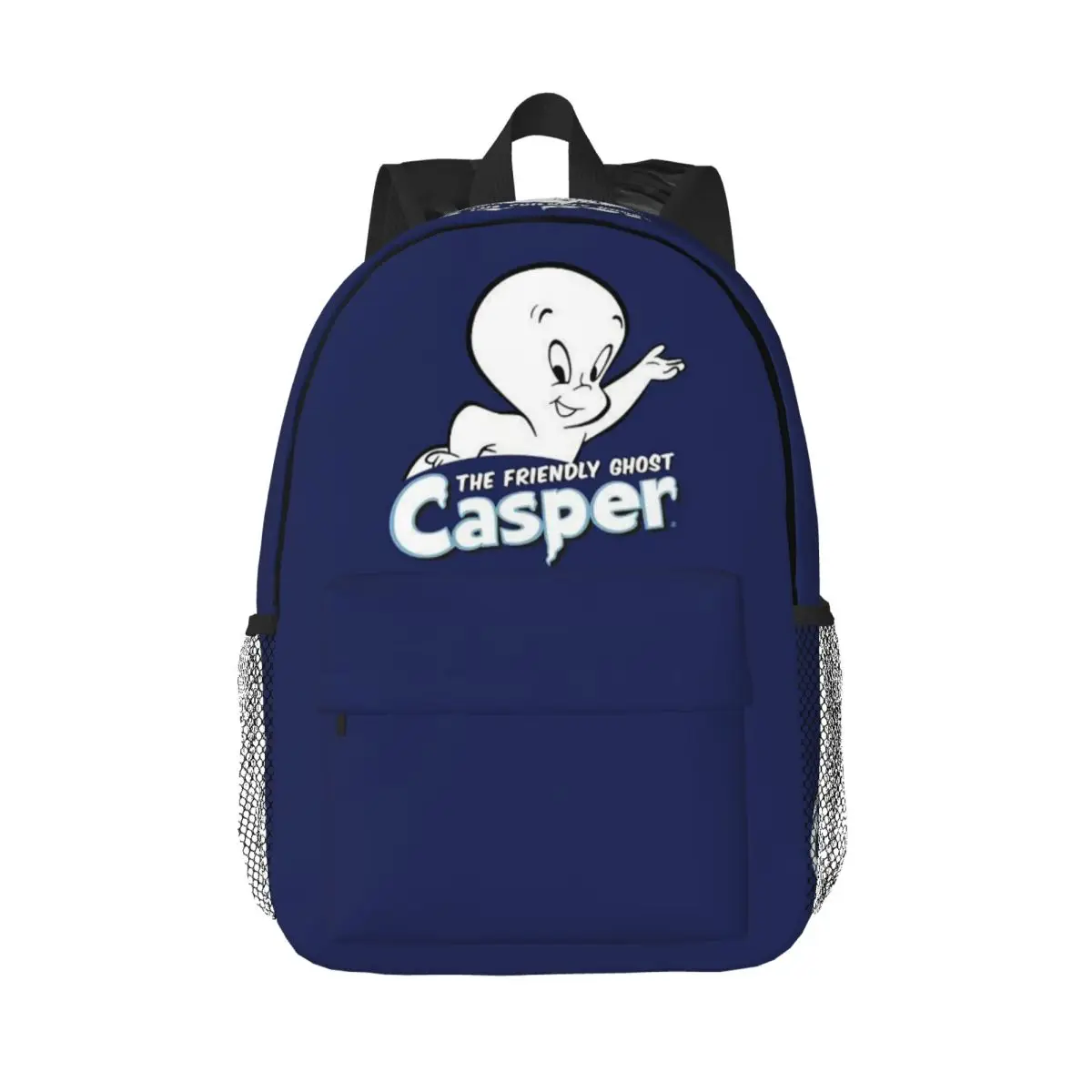 The Friendly Ghost Casper Backpack Daypack Large Capacity Boys Girls BookBag Shoulder Bags for Men Women Children School Bag