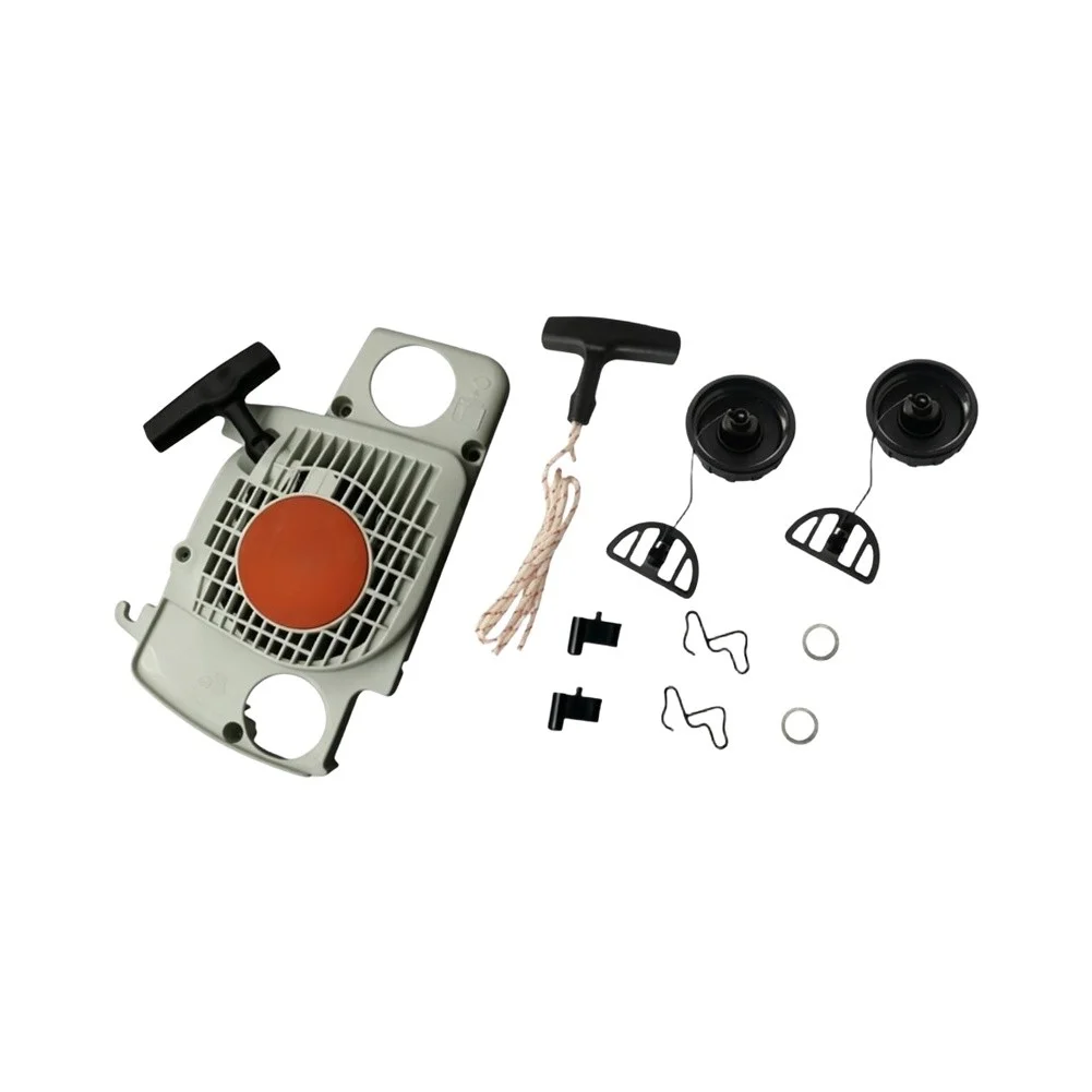 Engine Starter Kit White Starter Pulley Strong Plastic Construction Wear Resistant Material Tool Free Installation