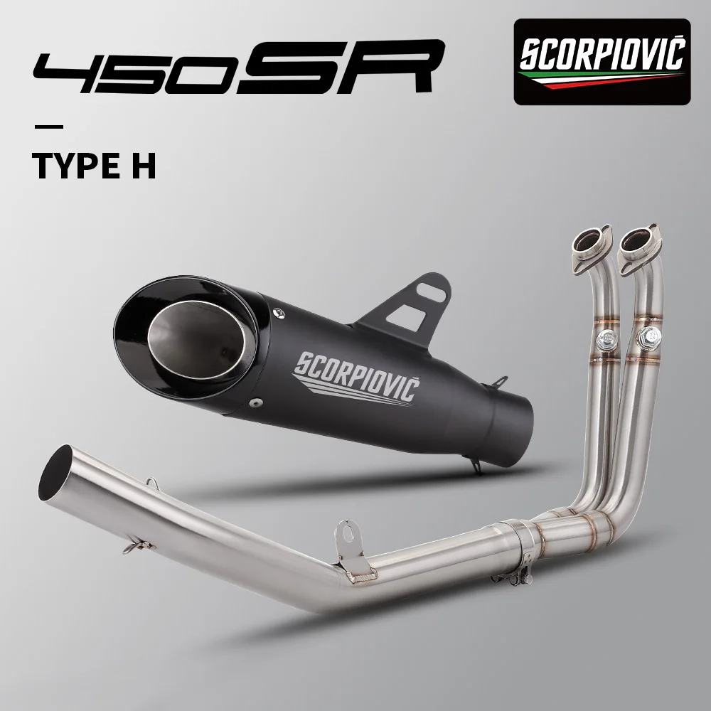 

Для мотоциклетных выхлопных систем CFMOTO 450SR 450 SR, модификация глушителя 51 мм, передняя соединительная труба