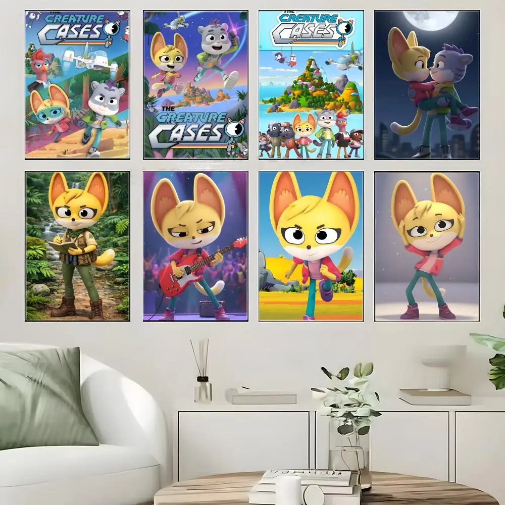 Cartoon T-The Creature Cases Poster Crease Free Waterproof Durable All Space Wall Decor