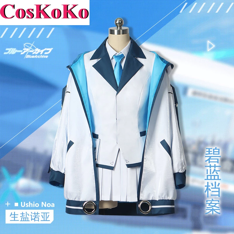 

CosKoKo [Customized] Ushio Noa Cosplay Costume Game Blue Archive Lovely Sweet JK Uniform Unisex Anime Party Role Play Clothing