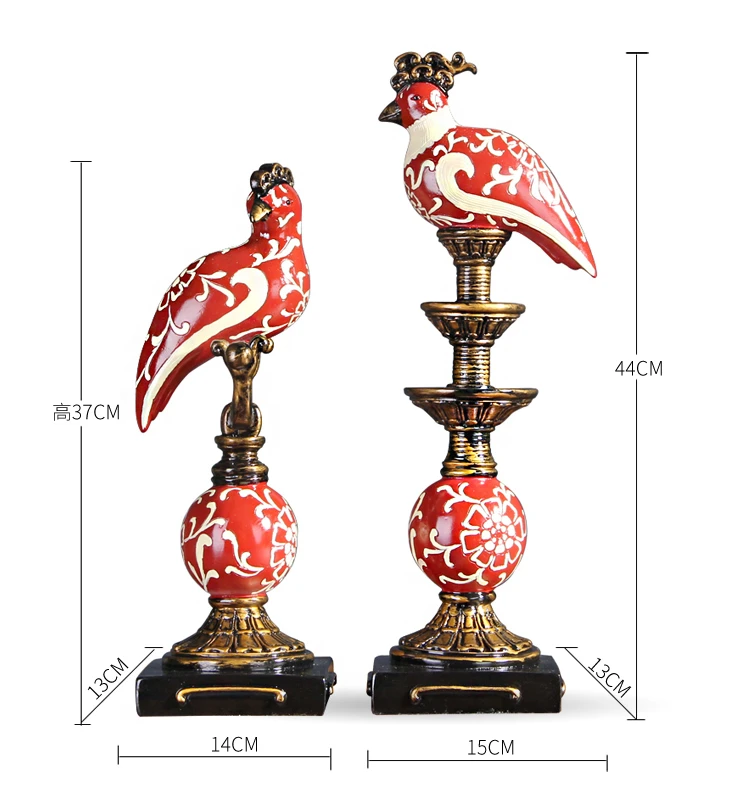 Rich bird American wine cabinet decoration ornaments