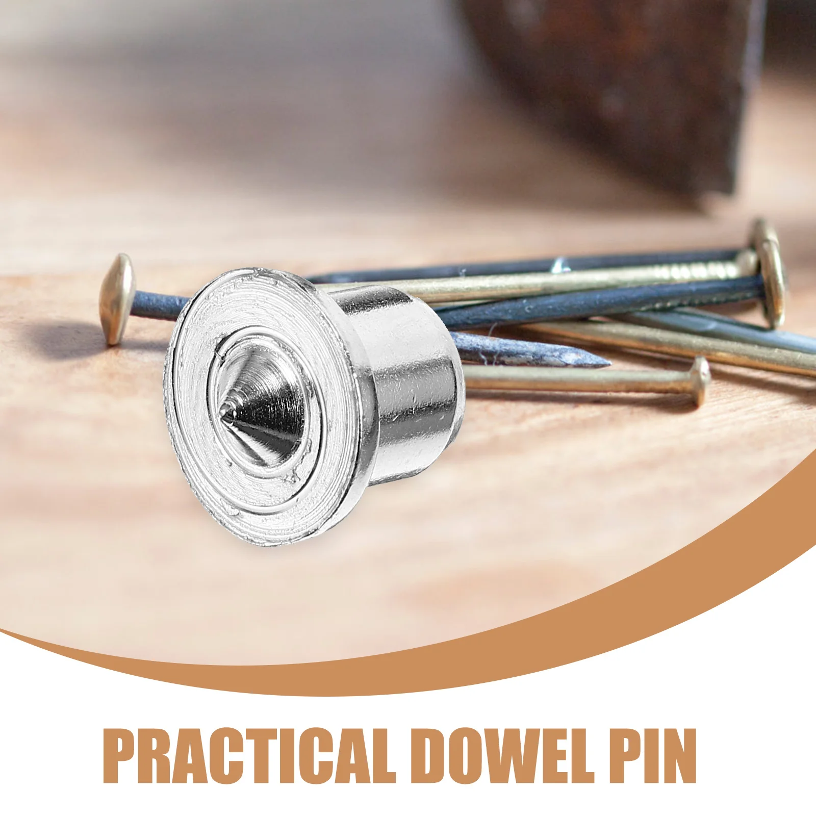 

1Set Steel Dowel Pin Set Woodworking Center Transfer Plug Drill Hole Locator Alignment Tool Dowel Pins Wood Dowels