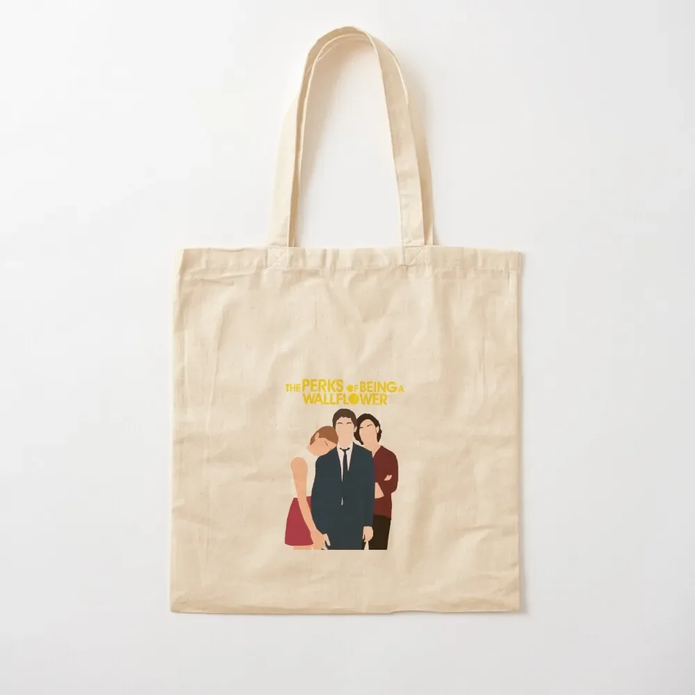 The perks of being a wallflower poster art Tote Bag cloth bag woman eco pack Women's shopping bag Women's shopper