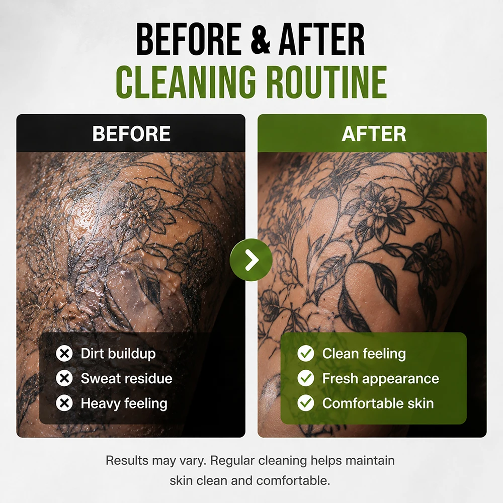 150ml Tattoo Soap Foam Vegan Aftercare Cleanser for New Tattoo Piercing PMU Gentle Soothing Cleaning Body Art Supplies view 4