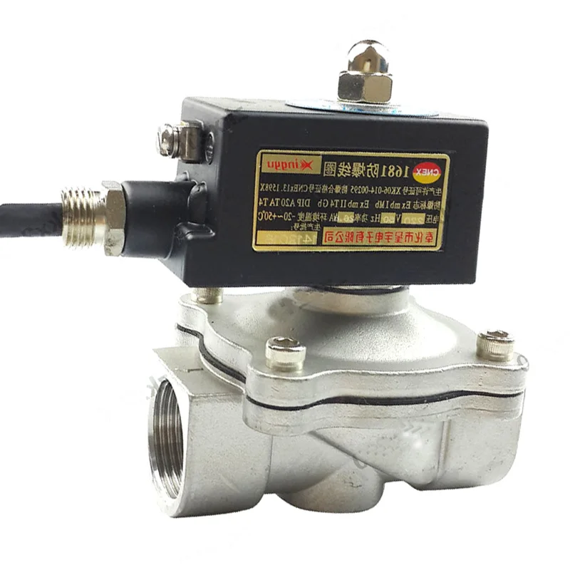 

Stainless Steel High Pressure Car Wash Solenoid Valve 0~300 Bar 1/4"Normally closed or open