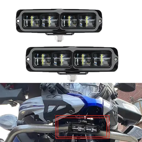 6-Zoll-Linse LED-Lichtleiste Offroad 6D-Arbeitsleuchte 12 V 24 V Fahrlauflicht Motorrad-Nebelscheinwerfer für 4X4 ATV SUV Traktor LKW